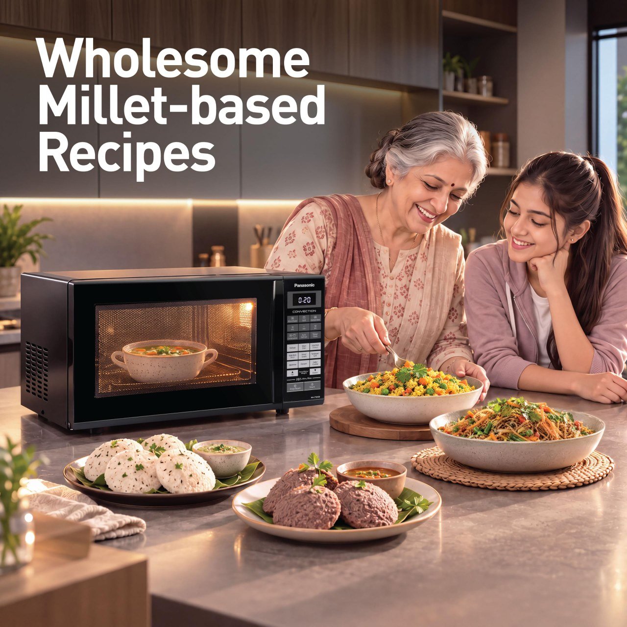 Panasonic 25L Solo Microwave Oven (NN-ST310QBFG, Black, 85 Auto Cook Menus)