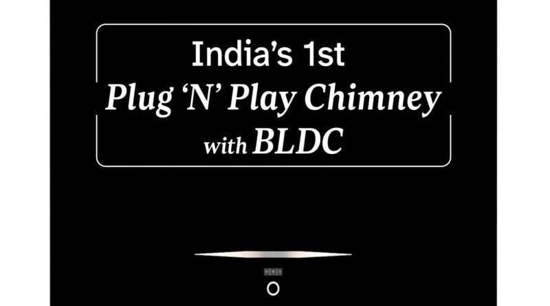 Beyond Appliances Cube BLDC Plug N Play Ductless Kitchen Chimney | 1500 CMH | AutoClean | 5-Stage Advanced Filter | Touch Control | 3-way Suction | 46dB Low Noise | Black | PAN INDIA SERVICE